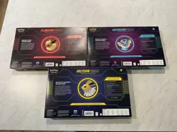 Pokemon Eeveelution Vmax Premium Collection Box Set x3 Vaporeon Flareon Jolteon - Image 2