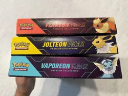 Pokemon Eeveelution Vmax Premium Collection Box Set x3 Vaporeon Flareon Jolteon - Image 3