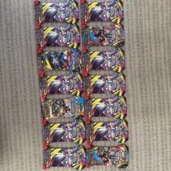 Lot of 14x Pokemon Mega Evolution Sleeved Booster Packs IN HAND - Image 2