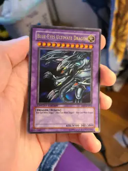 Yugioh Blue-Eyes Ultimate Dragon JMP-EN005 Limited Ultra Rare - Image 1