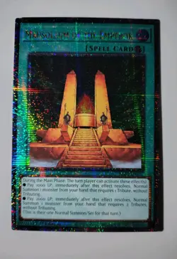 Near Mint Yugioh Mausoleum of the Emperor RA03-EN167 Quarter Century Secret Rare - Image 1