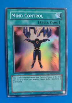 Lightly Played Yugioh Mind Control Super Rare WC5-EN003 Unlimited - Image 1
