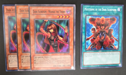 Yugioh Dark Scorpion x4 Set - Meanae the Thorn Common DCR-061 - Image 1