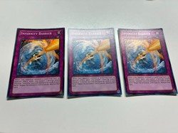 USA Seller Yugioh 3 X Infernity Barrier CT09-EN023 Limited Ed Super Rare VLP - Image 1