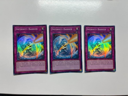 USA Seller Yugioh 3 X Infernity Barrier CT09-EN023 Limited Ed Super Rare VLP - Image 3