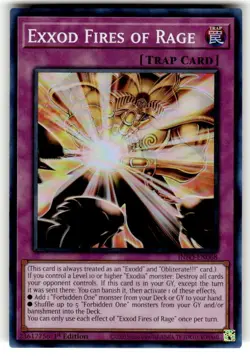 Exxod Fires of Rage - INFO-EN068 - Super Rare - 1st Edition Near Mint Yugioh! Ca - Image 1
