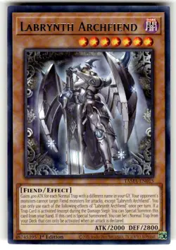 Yugioh! Labrynth Archfiend - TAMA-EN015 - Rare - 1st Edition Near Mint, English - Image 1