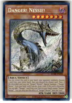 Yugioh Danger! Nessie! BLMR-EN059 Secret Rare 1st Ed NM - Image 1