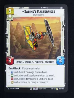 Sabine's Masterpiece 250/262 - Star Wars Unlimited Card #3TU - Image 1