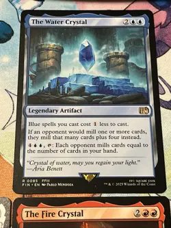 Final Fantasy Magic The Gathering Crystal Card Lot All 5x Crystals Regular NM - Image 2