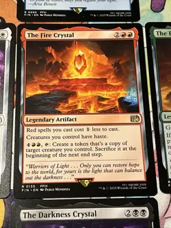 Final Fantasy Magic The Gathering Crystal Card Lot All 5x Crystals Regular NM - Image 3