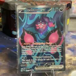 085/064 Pecharunt ex Rare Ultra Card Shrouded Fable Pokemon TCG Full Art Mint - Image 1