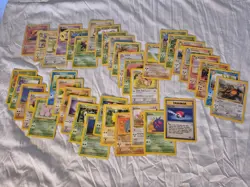 1999 Pokemon 40 Unique Different Jungle Set Card Lot Scyther Jolteon Flareon - Image 1