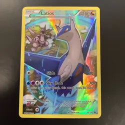Latios XY79 Pokemon Trading Card Game Holo Black Star LP Read - Image 1