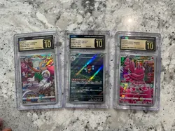 Pokemon Japanese Slab Bundle | 3 Cards | CGC pristine AR [SEE photos] - Image 1
