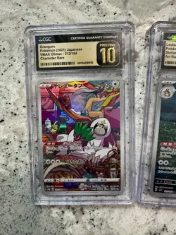 Pokemon Japanese Slab Bundle | 3 Cards | CGC pristine AR [SEE photos] - Image 3