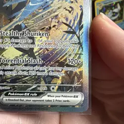 Pokemon SVP132 Greninja EX Full Art Ultra Rare Holo Promo Card NM Condition - Image 3