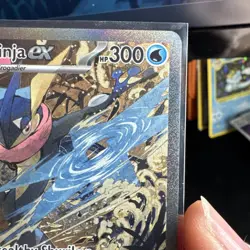 Pokemon SVP132 Greninja EX Full Art Ultra Rare Holo Promo Card NM Condition - Image 4