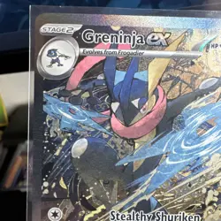 Pokemon SVP132 Greninja EX Full Art Ultra Rare Holo Promo Card NM Condition - Image 5