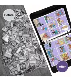 Card Binder50 Pages for400 Cards,Card Holder Card Album for Card Collector - Image 5