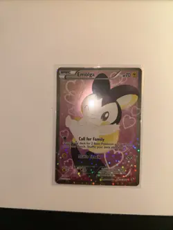 Pokemon TCG Emolga RC23/25 Full Art Rare Holo Card Legendary Treasures - Image 1