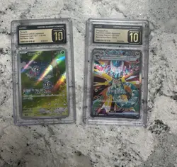 Pokemon Japanese Slab Bundle | 2 Cards | CGC pristine SAR [SEE photos] - Image 1