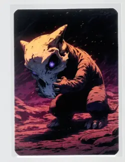 Pokemon Fanart Cubone Card by SPACED_OUT - Image 1