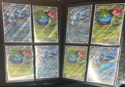 Pokemon TCG Venusaur Ex And Blastoise Ex Stellar Crown Stamp Promo Cards NM - Image 1