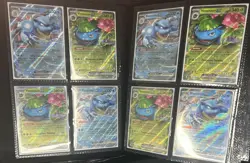 Pokemon TCG Venusaur Ex And Blastoise Ex Stellar Crown Stamp Promo Cards NM - Image 2