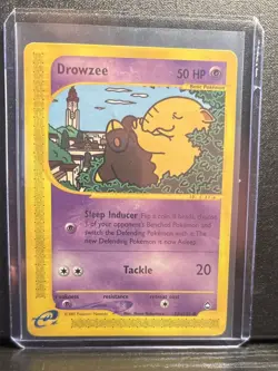 Drowzee 74a/147 Regular Non Holo Aquapolis Pokemon Card - Image 1