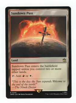 MTG - Sundown Pass - Universes Beyond: Doctor Who - Near Mint - Image 1