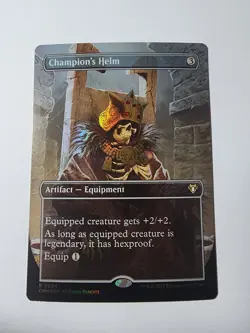 Champion's Helm (Borderless) Commander Masters Foil - Image 1