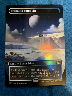 Hallowed Fountain (Borderless) (Foil) - Unfinity (UNF) - Image 1