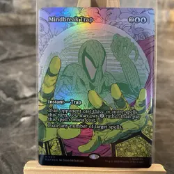 Mindbreak Trap - Borderless - MtG Spider-Man - NM - ✨FOIL✨- IN HAND - Image 1