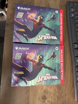 Magic The Gathering Marvel’s Spider-Man Collector Booster Omega Sealed X2 - Image 1