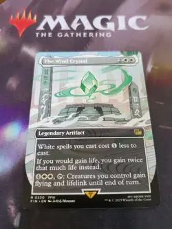 Mtg. The Wind Crystal. Borderless. Final Fantasy. Pack Fresh - Image 1