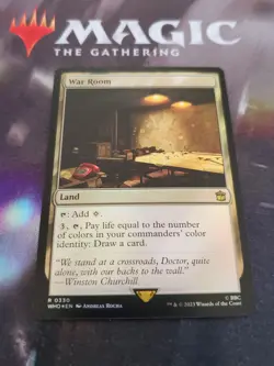 MTG. War Room. FOIL. #330. Doctor Who. Pack Fresh - Image 1