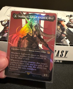 Sephiroth, Fabled SOLDIER (0382) (Borderless) Final Fantasy [Foil] [NM] - Image 4