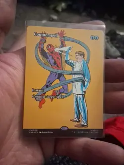 Magic the Gathering Marvel's Spider-man Counterspell Borderless MAR 0009 - Image 1