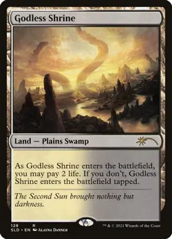MTG Magic the Gathering Godless Shrine (128/1320) Secret Lair Drop Series NM - Image 1