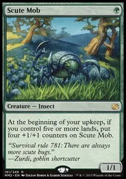 MTG Magic the Gathering Scute Mob (161/265) Modern Masters 2015 LP - Image 1