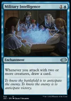 MTG Magic the Gathering Military Intelligence (322/835) Jumpstart 2022 NM - Image 1