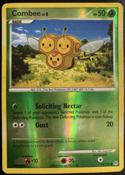 Pokemon - Diamond & Pearl - Combee - 79/130 - Reverse Holo - Lightly Played 820650813443 - Image 1