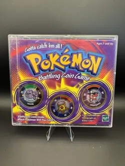 1999 Pokemon Battling Coin Game - In Original Case. 3 Coins - Multiple Listings! - Image 1