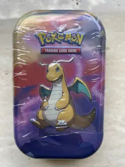 Pokemon TCG Kanto Power Mini Tin New Factory Sealed 2-Packs Dragonite Art - Image 1