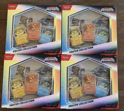 Pokemon TCG Prismatic Evolutions Poster Collection Factory Sealed (Lot of 4) - Image 1