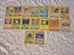 Pokemon JUNGLE 100% Complete Common Set Lot WOTC Vintage 1999 NM - Image 1