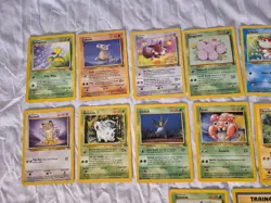 Pokemon JUNGLE 100% Complete Common Set Lot WOTC Vintage 1999 NM - Image 2