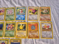 Pokemon JUNGLE 100% Complete Common Set Lot WOTC Vintage 1999 NM - Image 3