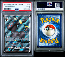 2017 Pokemon TCG: Sun & Moon Base - Umbreon GX 142/149 Full Art Holo PSA 9 MINT - Image 3